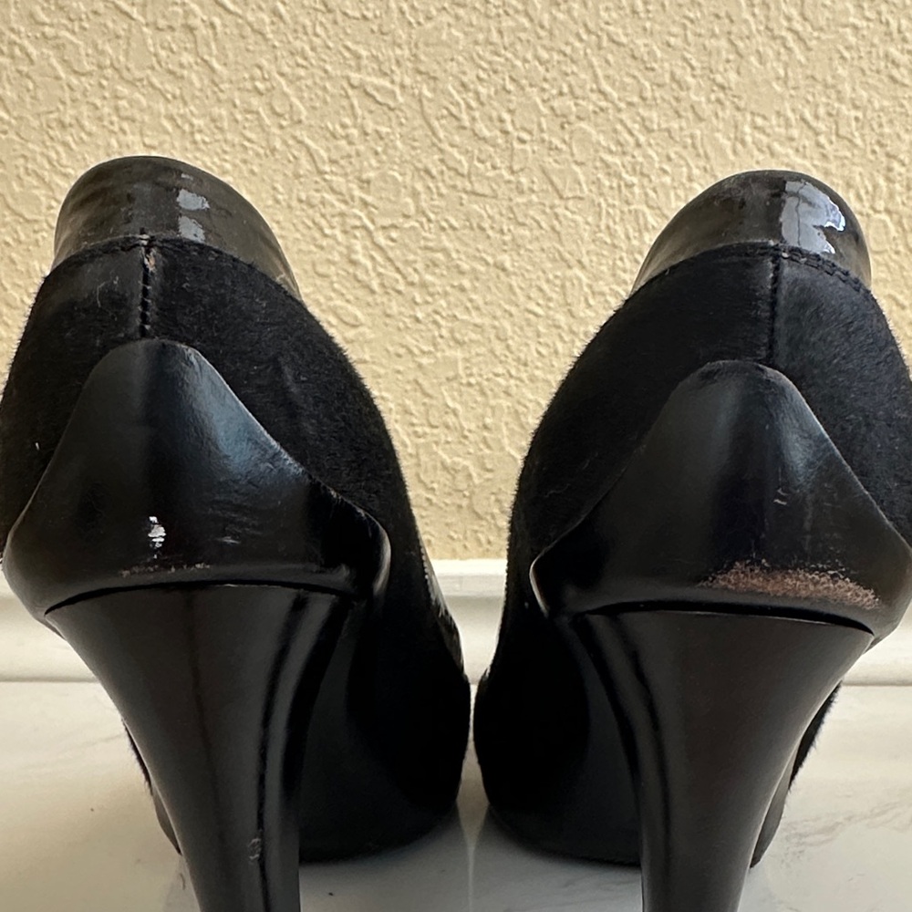 Jil Sander Pony Hair and Patent Leather High Heel - Picture 9 of 10